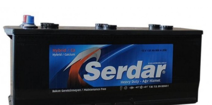 SERDAR AKÜ 12V 135Ah